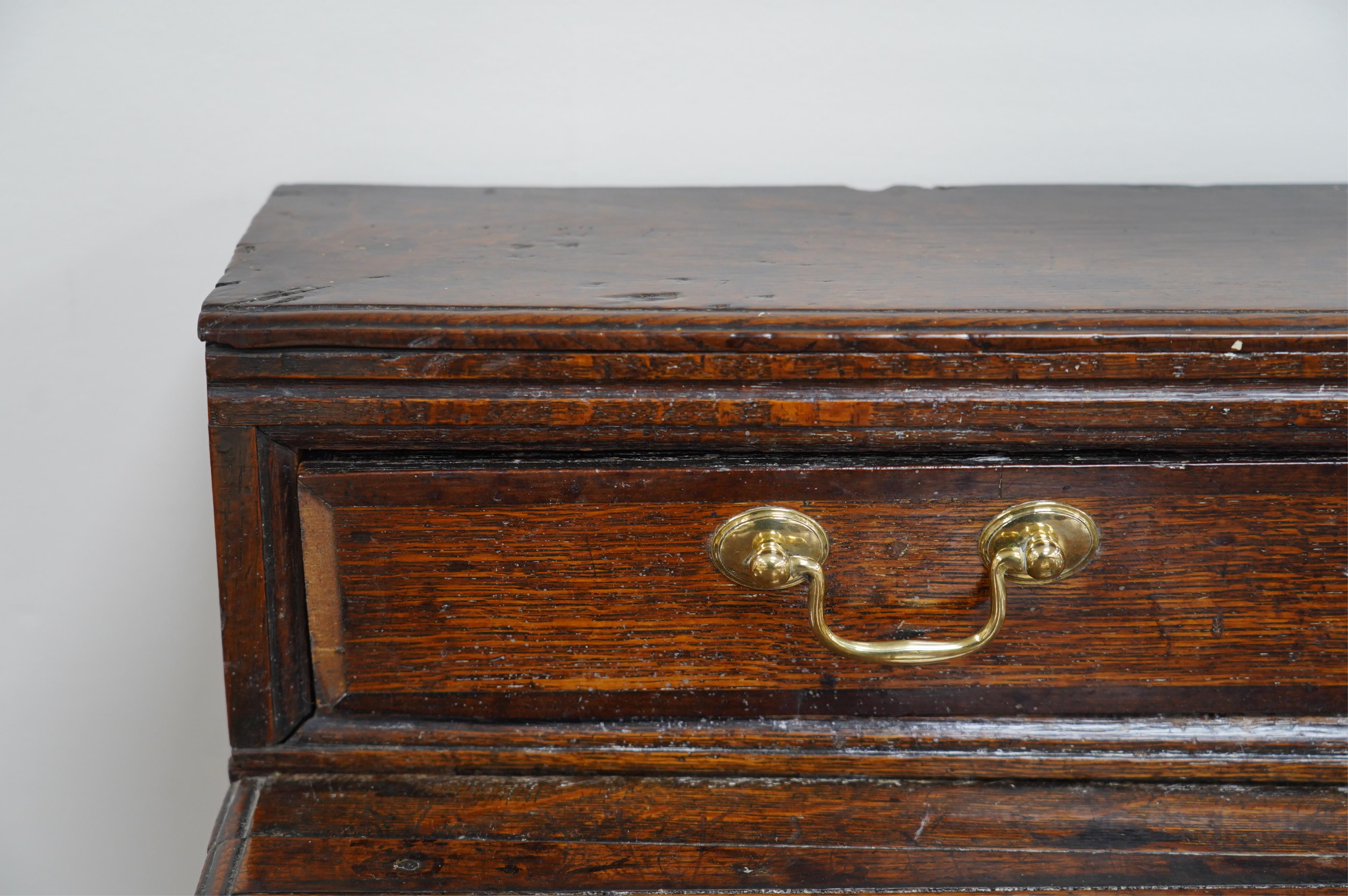 A George III oak dresser base